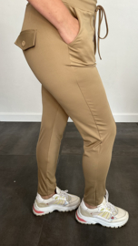 Travel broek camel