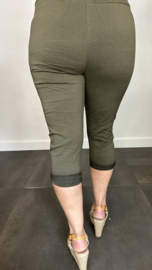 Comfy CAPRI joggjeans donker army