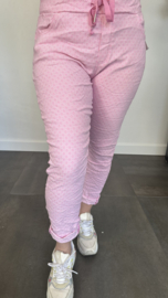Joggjeans jacquard Faye pink