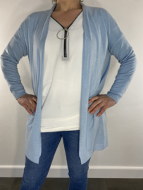 Vest Viki  kort licht blauw