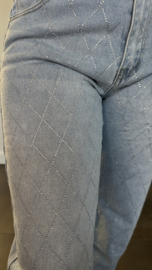 Red Berry Jeans WIDE LEG met glitter