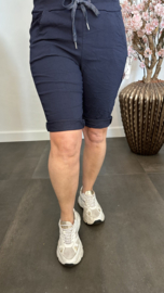 Korte joggjeans Marine