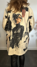 Vest/jas Lady Paris zwart