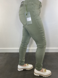 Goodies stretch broek zeegroen SALE