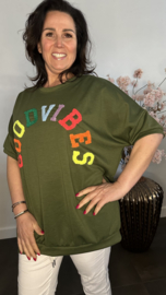 Sweatshirts Good vibes Army