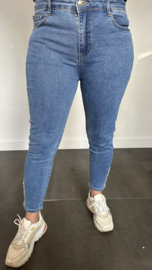 B.S. Jeans parels & strass