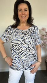 Ballon shirt met elastiek Rain