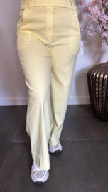 Highwaist WIDE LEG jogger Geel