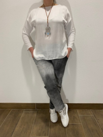 Joggingbroek grey/grijs jeans look +size