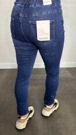 G-smack stretch joggjeans met elastiek