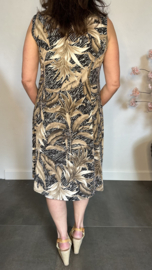 Hemdjurk Jungle leaves taupe
