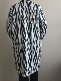 Vest zebra zwart/wit