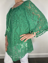 Top/ tuniek kant groen