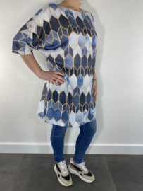 Truitje harlekijn blauw