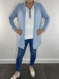 Vest Viki  kort licht blauw