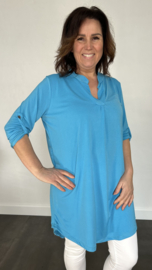 Tuniek Liz turquoise blauw