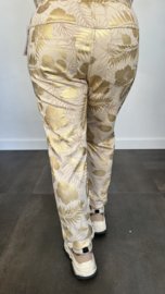 Jogger golden flower zand SALE