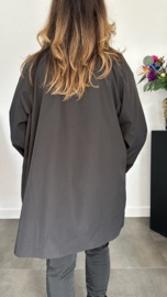 Trenchcoat gevoerd zwart