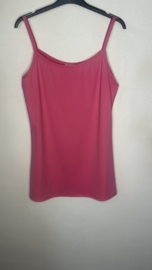 Top met spaghettibandjes stretch TRAVEL Fuchsia