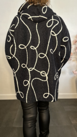 Vest Bodhi met capuchon Marine