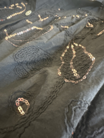 Blouse Isabella bling zwart
