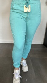 Comfy joggjeans smaragd (standaard)