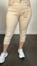 Capri stretch broek B.S. zand