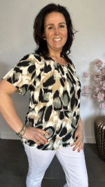 Ballon shirt met elastiek Panter army