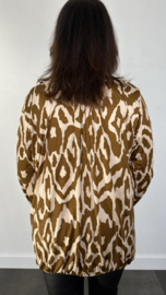 Ballon shirt travel big lava cognac