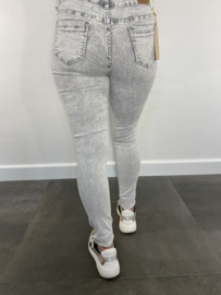 BBS jeans skinny stonewashed grijs SALE
