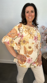Blouse Fleur gebloemd Geel