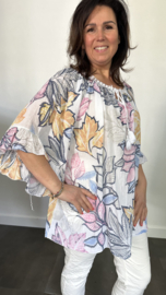 Blouse Veronica +SIZE wit