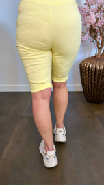 Korte joggjeans Geel