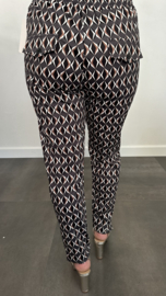 Travel broek diamant grijs