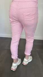 Joggjeans jacquard Faye pink