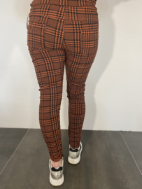 Joggjeans pepita ruit stone