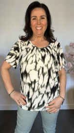 Ballon shirt met elastiek wild flames army