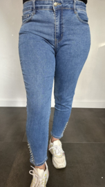 B.S. Jeans parels & strass