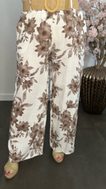 Palazzo broek Marjolein Taupe