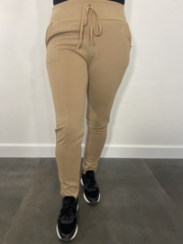 Pantalon lily met zakjes camel SALE
