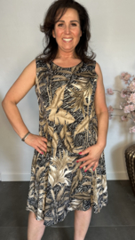 Hemdjurk Jungle leaves taupe