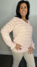Top Sofie ruffles Roze