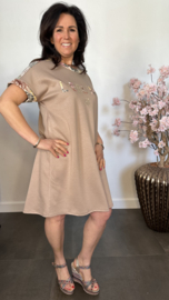 Sweaterdress Kristy Taupe