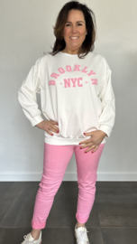 Comfy joggjeans pink (standaard)