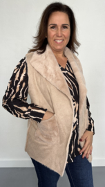 Bodywarmer lammy zand SALE
