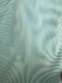 Hemd met brede schouderband ribbel Mint