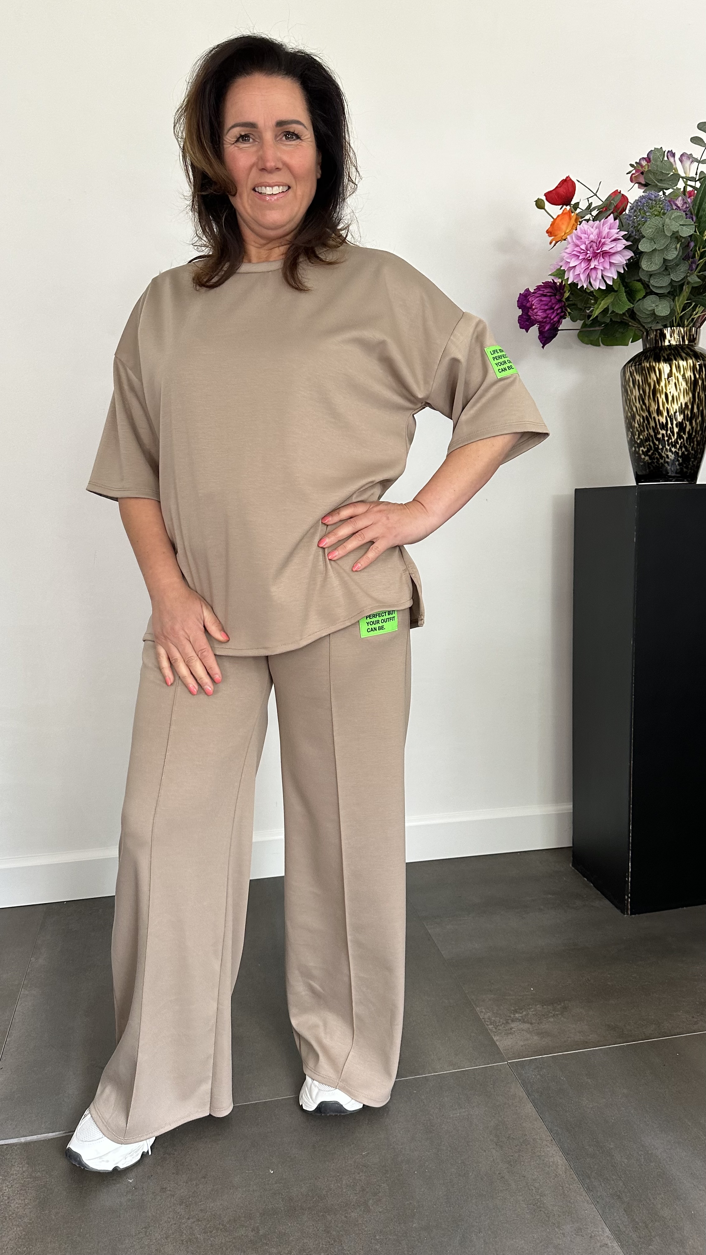 Comfy pak Thalia taupe
