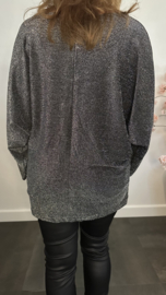 Top Lucy zilver sparkle Zilver