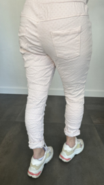 Joggjeans jacquard Faye roze