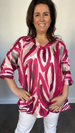 Soft shirt lava +Size fuchsia